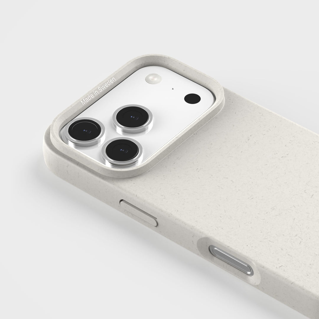 iPhone 18 Pro White Phone Case - Plant-based | PLNTPRTCT™