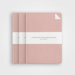 3 Pack Stone Paper Notebook Set︱A5 Hardcover, Dusty pink