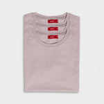 3-pack | Dames-T-shirts, gerecycled katoen, Zandkleurig