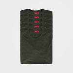5-pack | Heren T-shirts, gerecycled katoen, Mosgroen