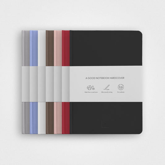 7-packs anteckningsbok i stenpapper︱A5 inbunden, flerfärgad