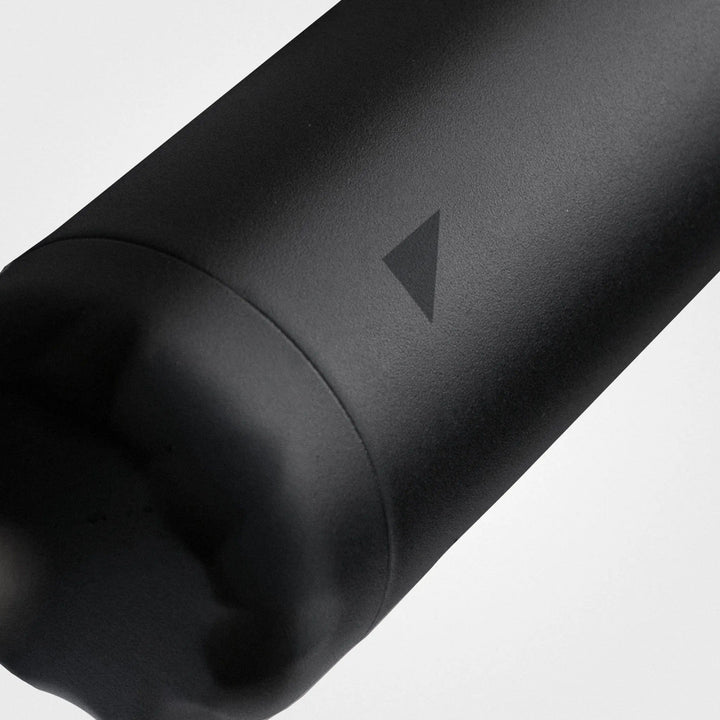 Bundel - Thermische fles & Steen papieren notitieboekjes, zwart