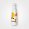 Thermal bottle made from recycled steel, Color Splash