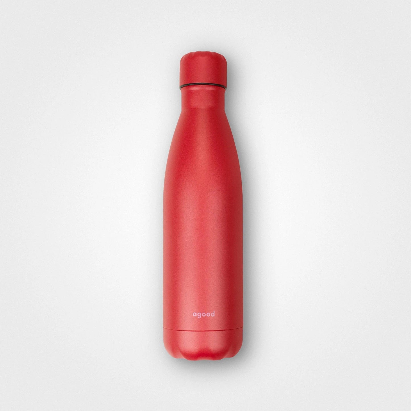 Thermosflasche aus recyceltem Stahl, Pomegranate Red