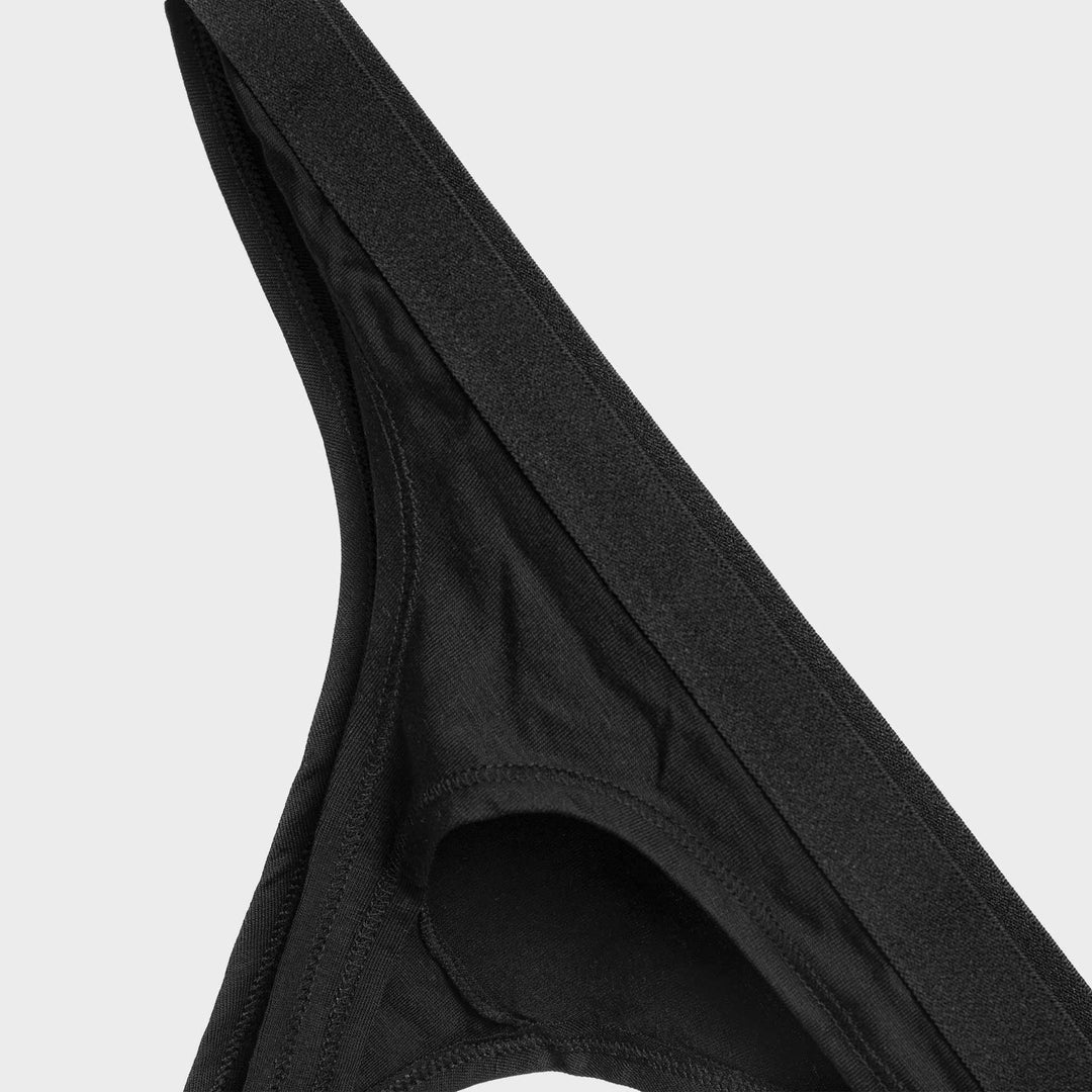 Women’s TENCEL™ Lyocell Thong Underwear I 2-Pack, Black