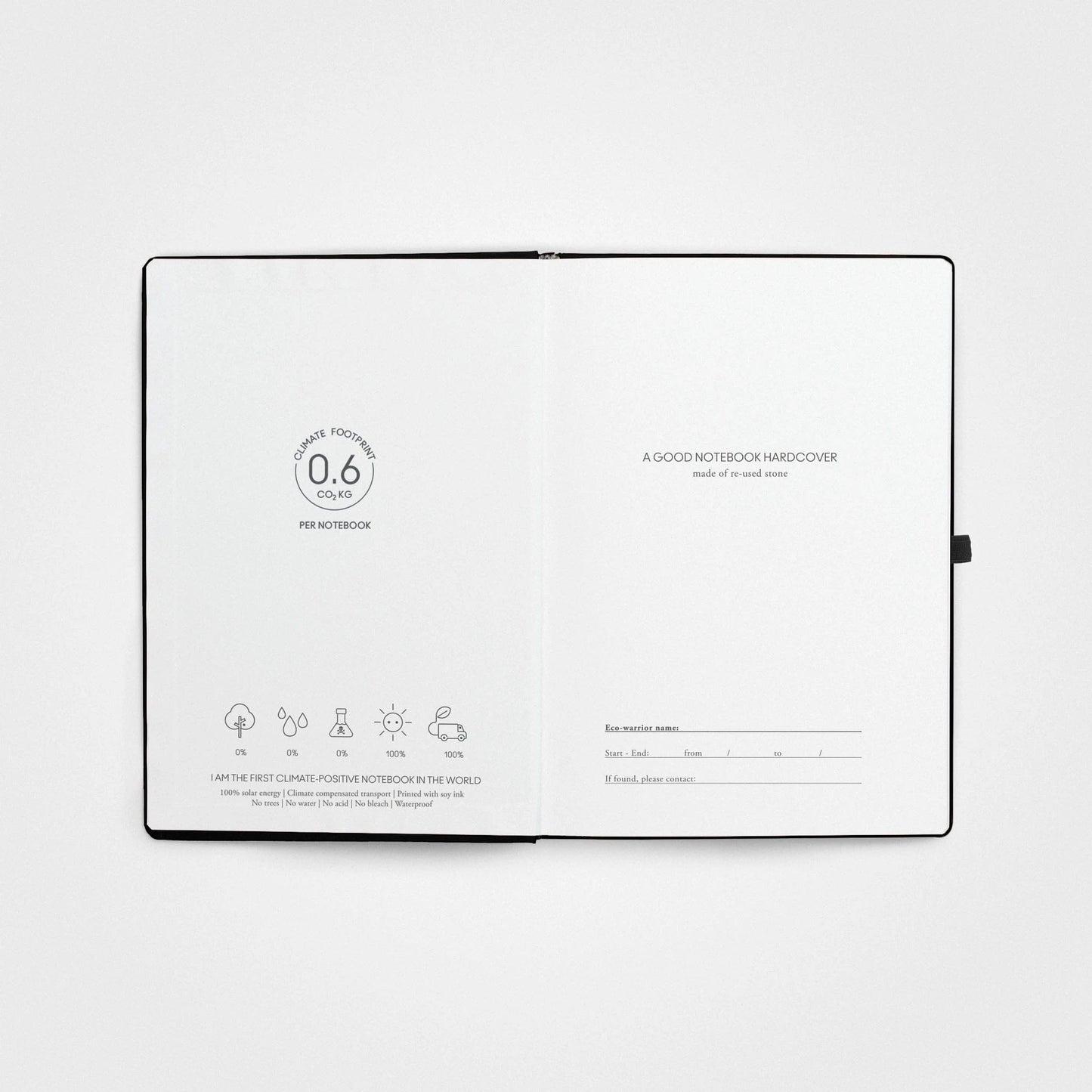 Bundle - Thermal bottle & Stone Paper Notebook︱Bings, World Peace