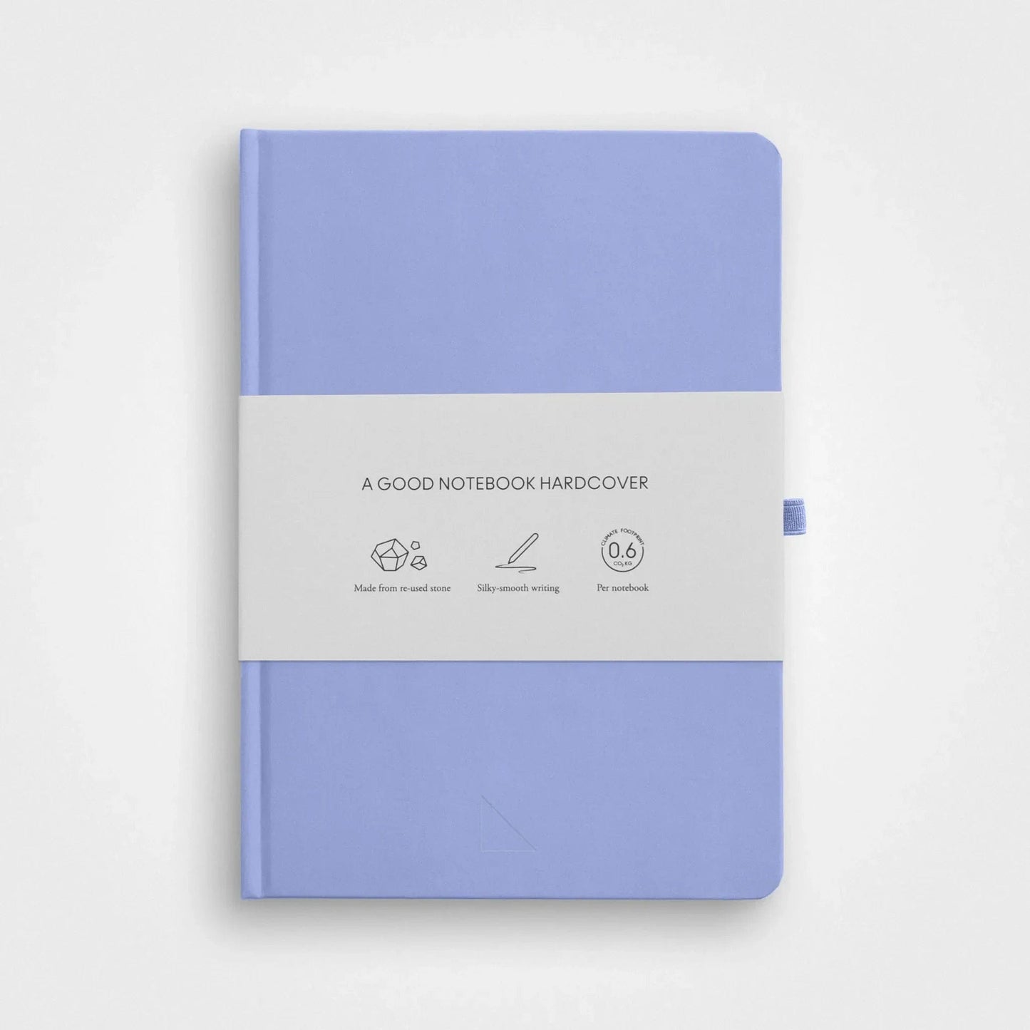3-pack stenpappers anteckningsbok set︱A5 inbunden, Vista blå