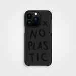 iPhone 14 Pro Max Black, No Plastic Phone Case - Plant-based