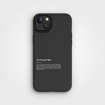iPhone 15 Plus Black, Join the good fight Phone Case - Plant-based | PLNTPRTCT™