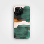 iPhone 15 Pro Max Teal Blush Handyhülle –Pflanzliche | PLNTPRTCT™
