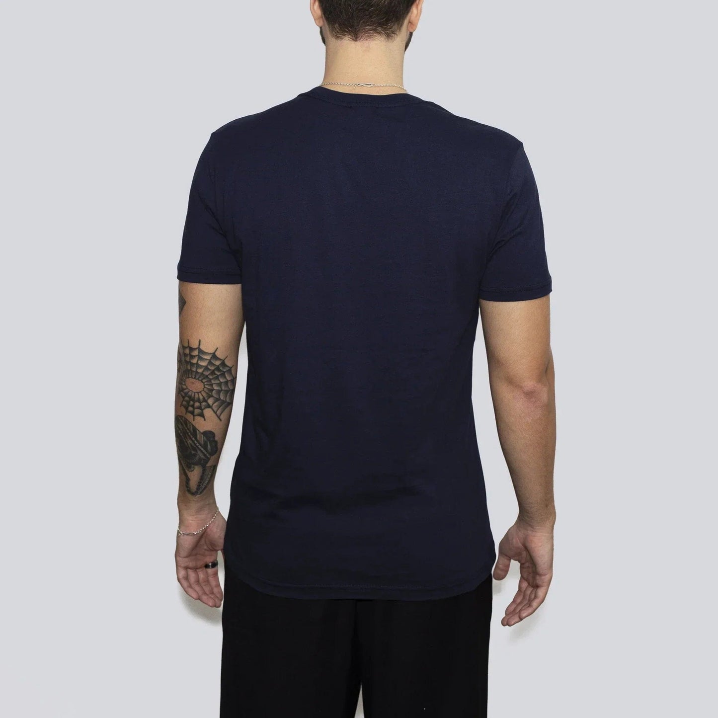 5-pack | Heren T-shirts, gerecycled katoen, Donkerblauw