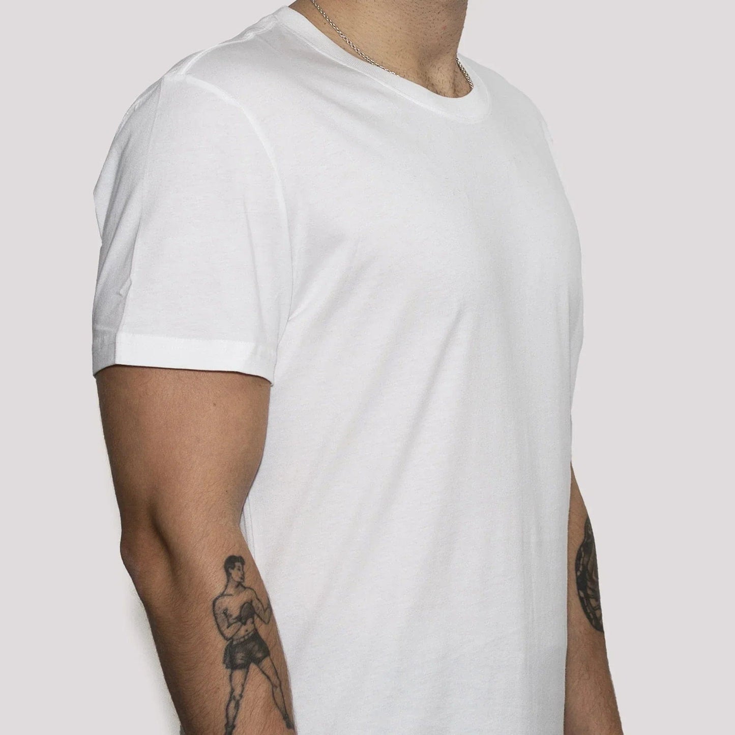 3er-Pack | Herren-T-Shirts, recycelte Baumwolle, Weiß