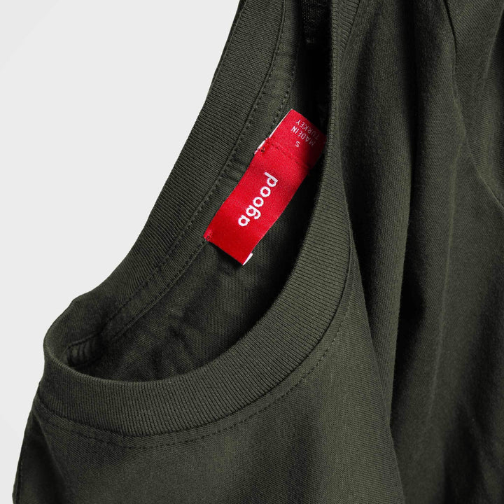 3-pack | Herr T-shirtar, Återvunnen Bomull, Moss