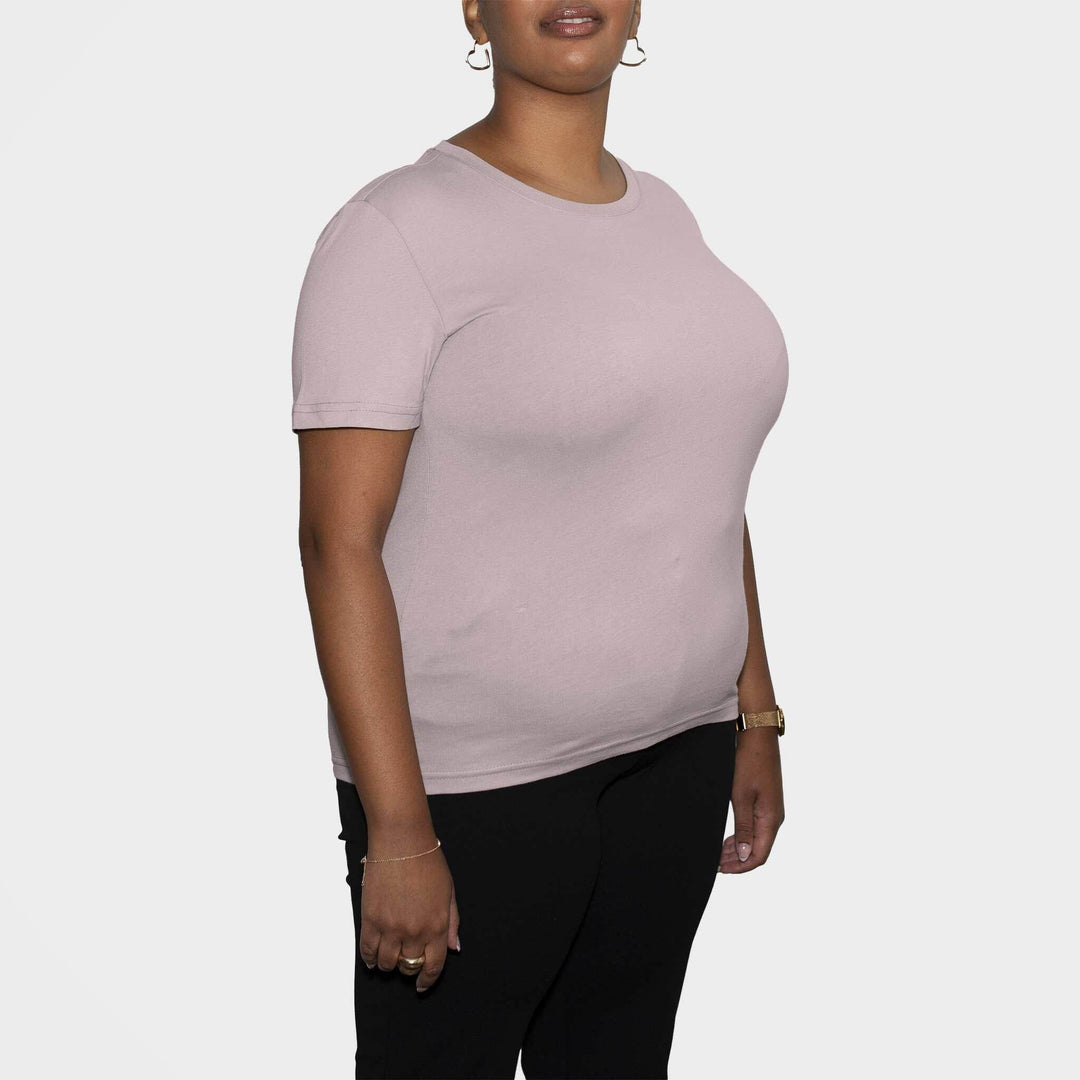 Pack of 3 Women’s T-Shirts, Recycled Cotton, Sand