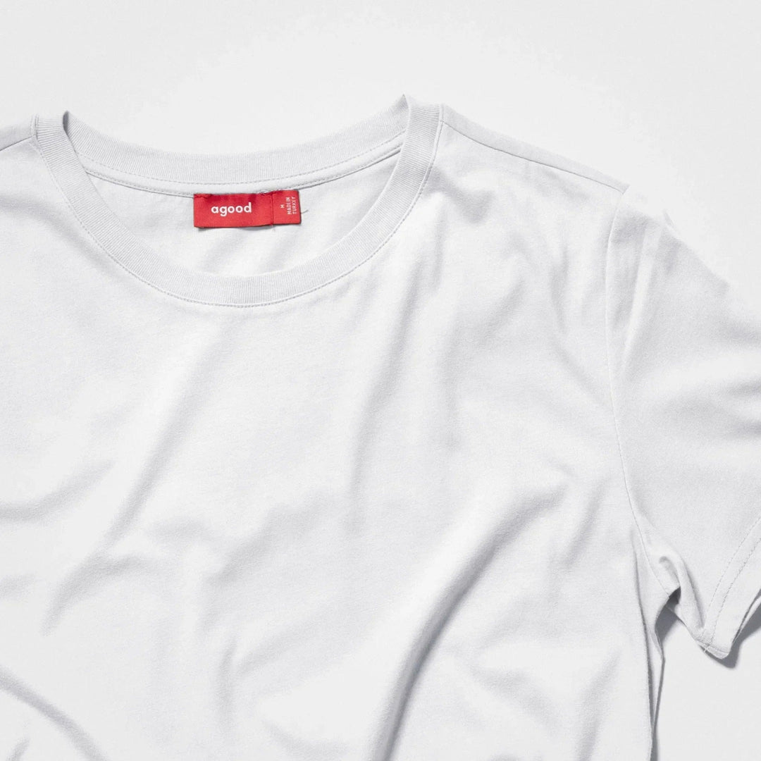 5-pack | Damt-shirts, Återvunnen Bomull, Vit