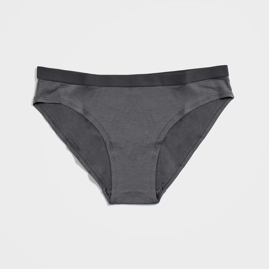TENCEL™ Lyocell Bikini Bottom Ondergoed voor Vrouwen I 2-Pak, Charcoal