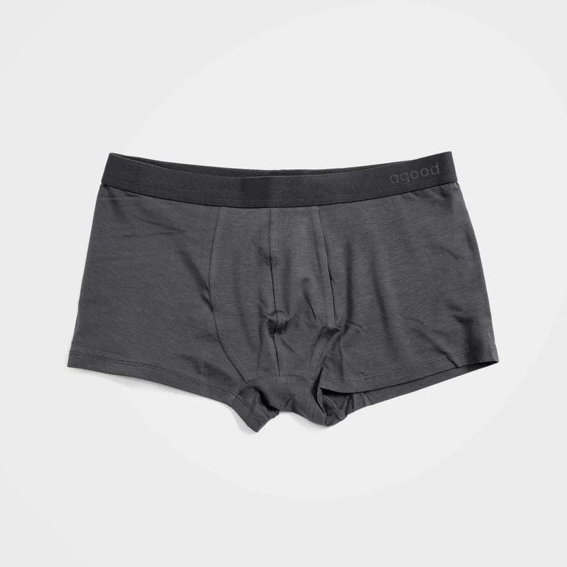4 Pack Men's Charcoal Underwear - Boxer Brief & Trunk | TENCEL™