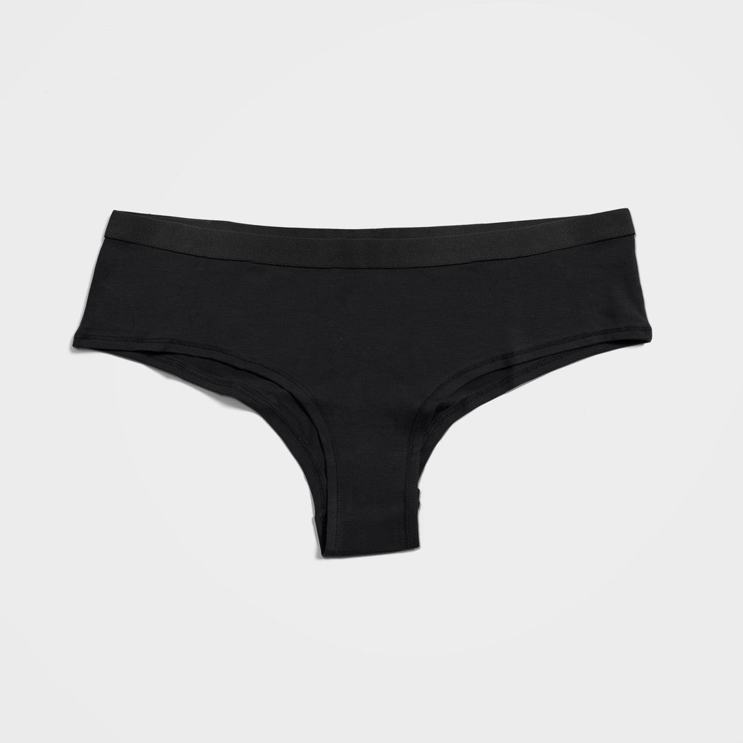 gear underwear Black TENCEL™ Lyocell Hipster Underwear for Women 2-Pack – agood company