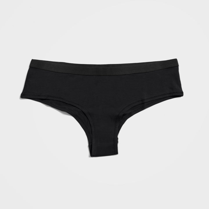 TENCEL™ Lyocell Hipster Underwear for Women I 2-Pack, Black