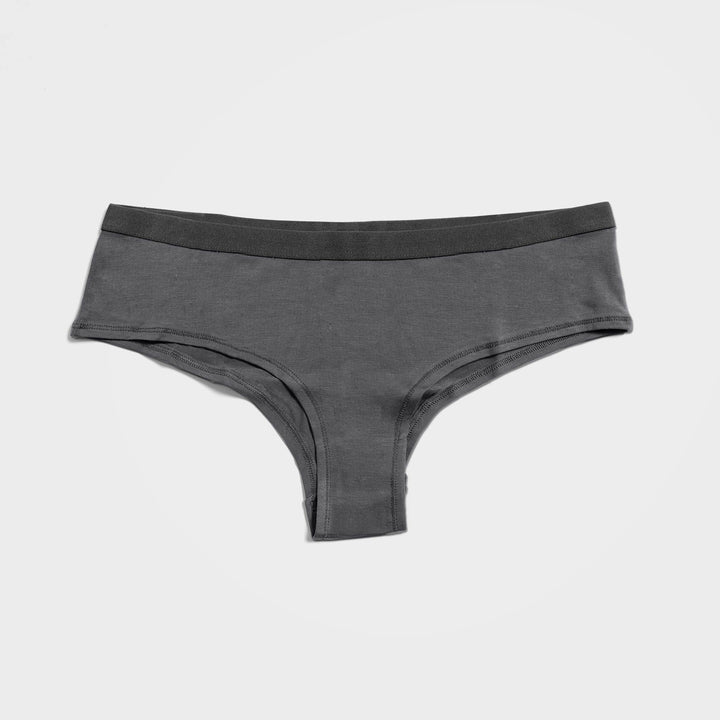 TENCEL™ Lyocell Hipstertrosa för kvinnor I 2-pack, Charcoal