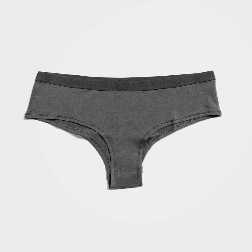 6er-Pack Damen-Unterwäsche in Anthrazit - Bikini, Hipster, Tanga | TENCEL™