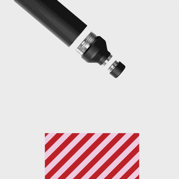 Bundle - 2-i-1 anteckningsbok med hybridflaska och stenpapper, svart