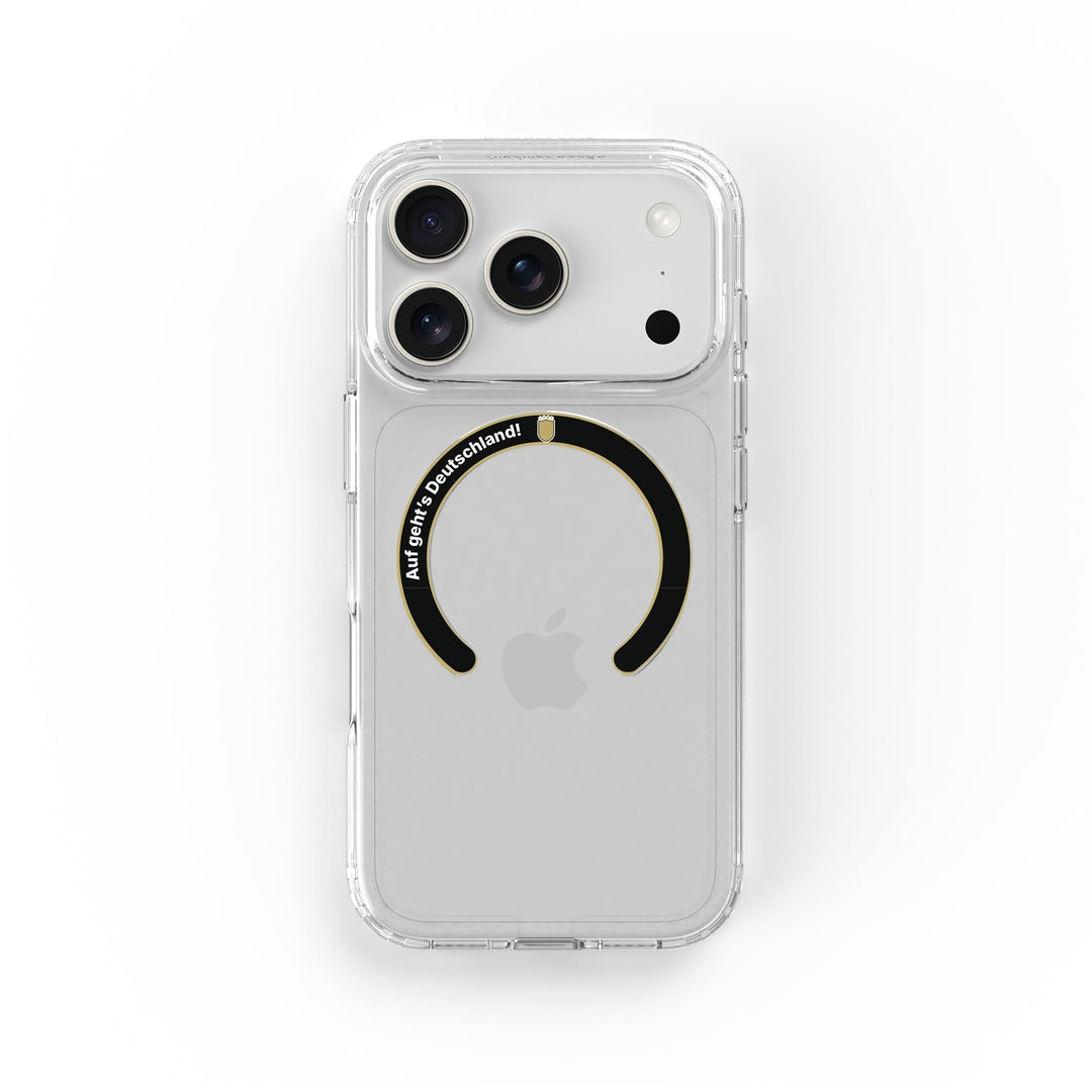 Auf geht's Deutschland - Removable MagSafe Ring & Clear Phone Case Bundle