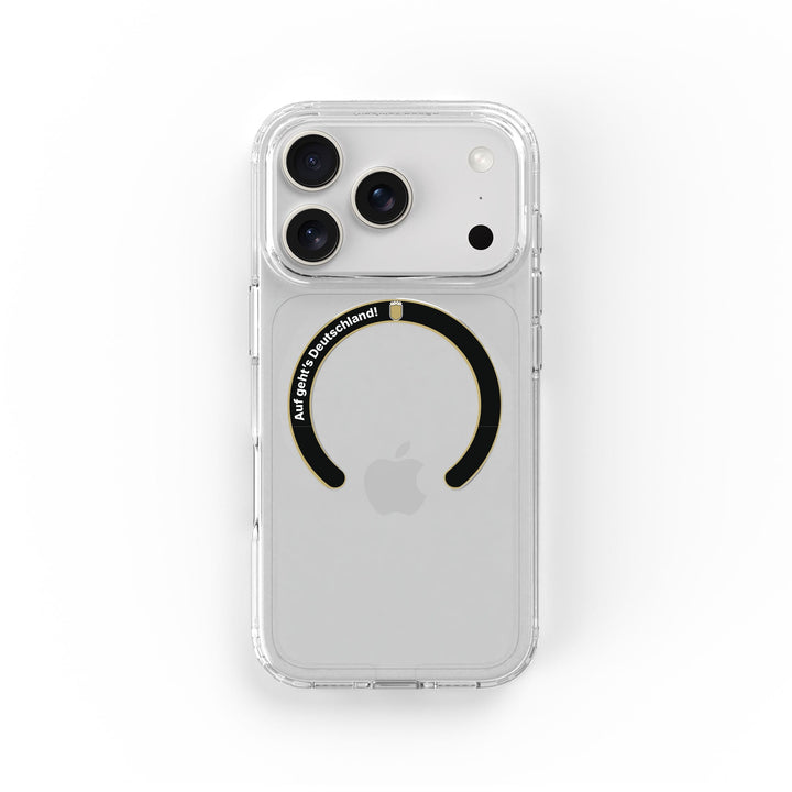 Auf geht's Deutschland - Removable MagSafe Ring & Clear Phone Case Bundle