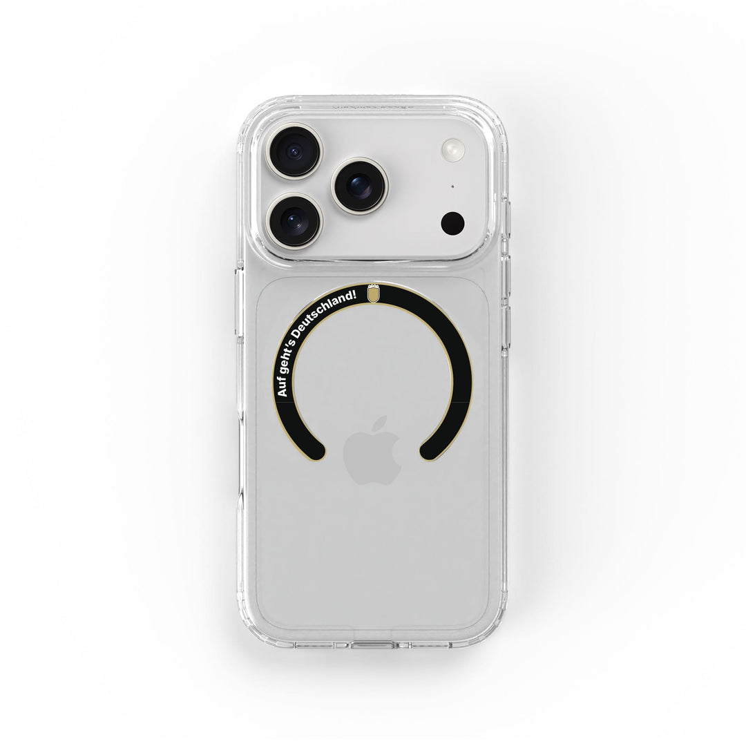 Auf geht's Deutschland - Removable MagSafe Ring & Clear Phone Case Bundle