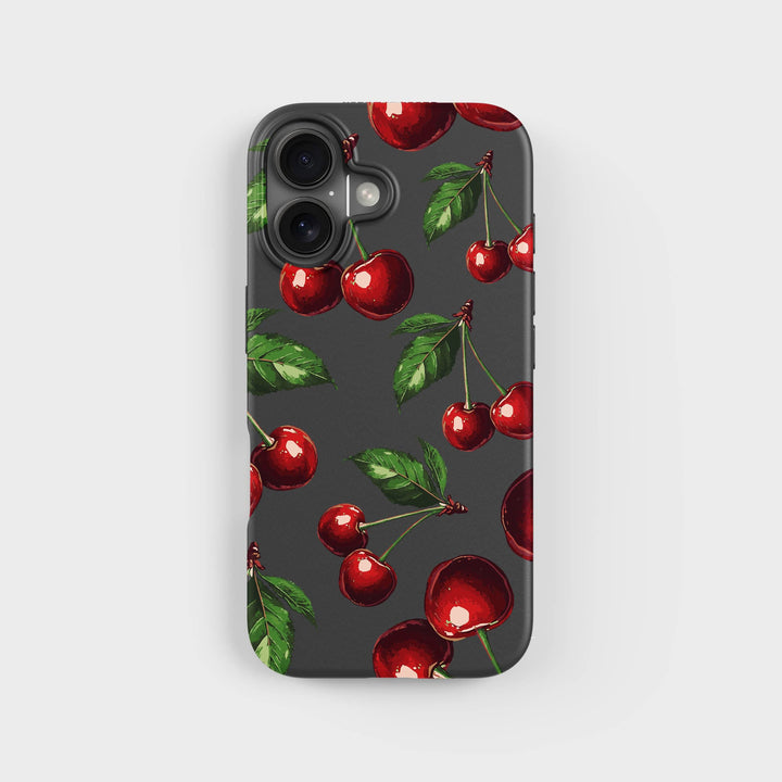iPhone 16 Cherry Handyhülle – Pflanzliche | PLNTPRTCT™