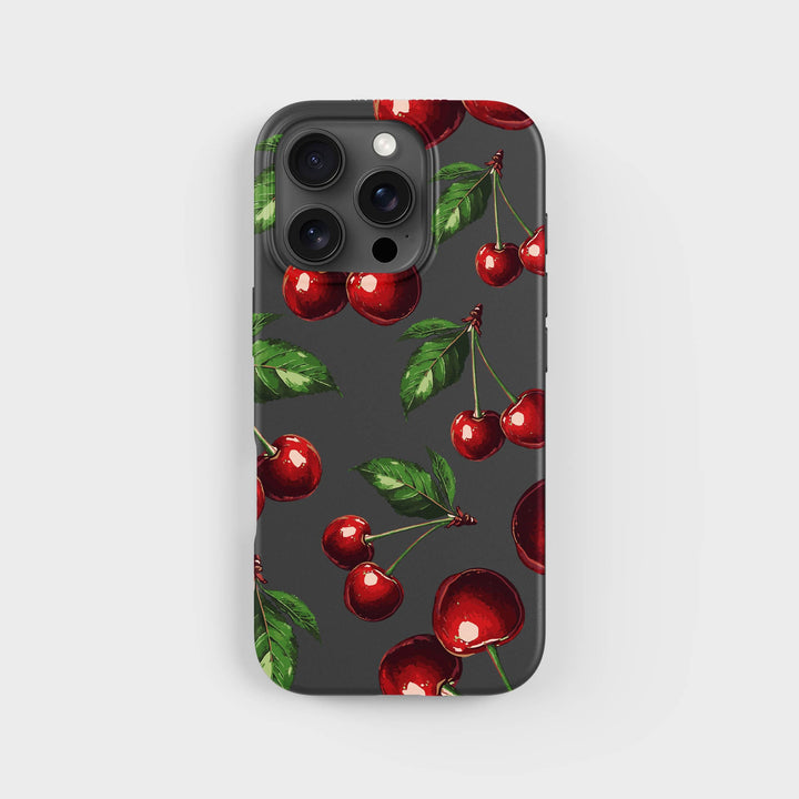 iPhone 16 Pro Cherry Handyhülle – Pflanzliche | PLNTPRTCT™