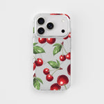 iPhone 17 Pro Zirkuläre Cherry Durchsichtige Handyhülle | CLRPRTCT™