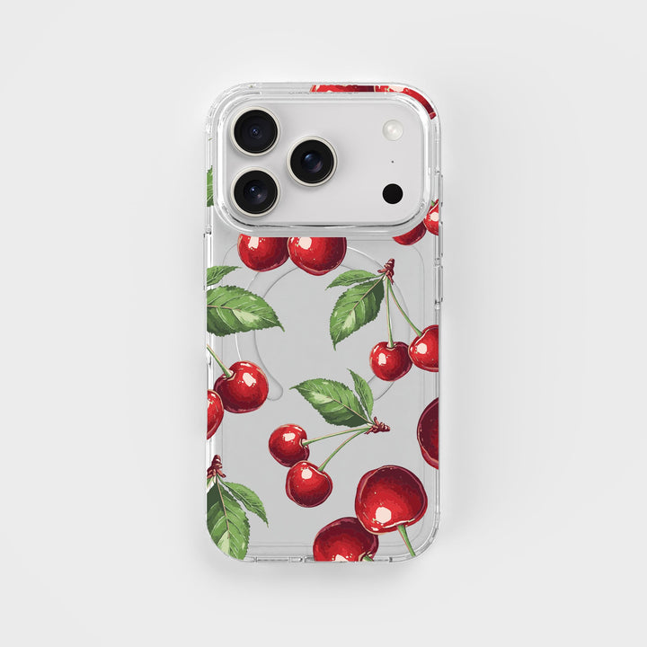 iPhone 17 Pro Circular Cherry Clear Phone Case | CLRPRTCT™