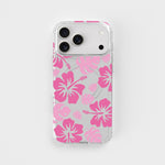 iPhone 17 Pro Max Zirkuläre Hibiscus Durchsichtige Handyhülle | CLRPRTCT™