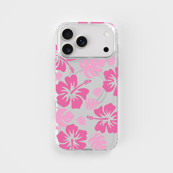 iPhone17 pro カラフルフラワーケース ピンク iPhone 17 Pro Max Clear Cases, Recycled Materials – agood company