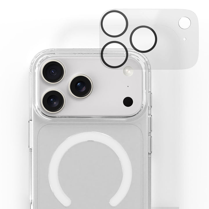 iPhone 18 Pro Max 3 Pack Bundle - Clear Case & MagSafe & Lens Cover