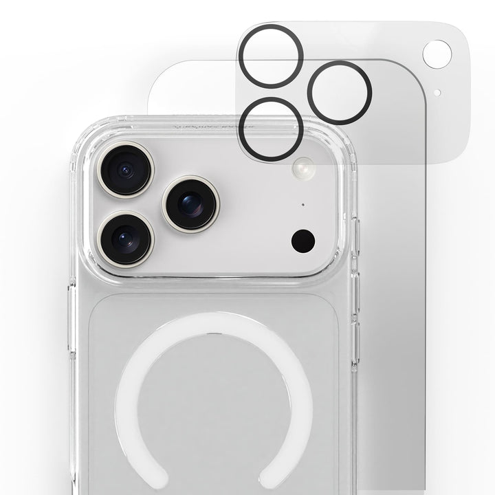 iPhone 18 Pro Max 4 Pack Bundle - Clear Case & MagSafe & Screen & Lens Cover - Core Protect