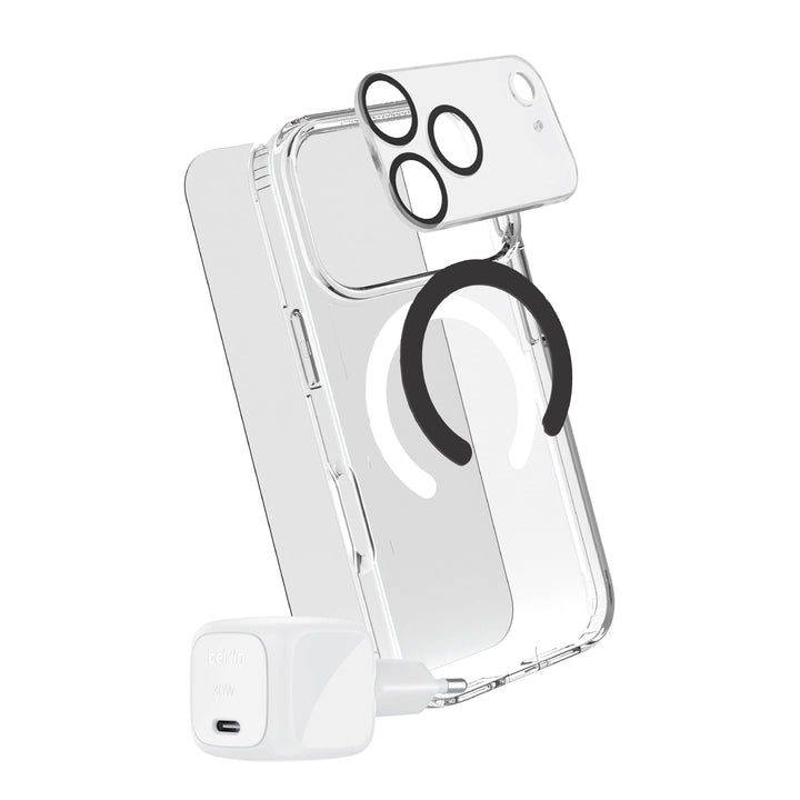 iPhone 18 Pro Max 6 Pack Bundle - Clear Case & MagSafe & Screen & Lens Cover - Premium Protect