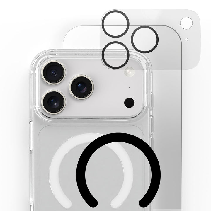 iPhone 18 Pro Max 6 Pack Bundle - Clear Case & MagSafe & Screen & Lens Cover - Premium Protect