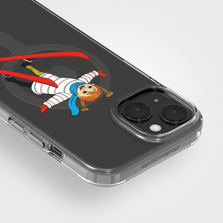 iPhone 13 / 14 Pippi - Ski Jump Circular Clear Phone Case | CLRPRTCT™