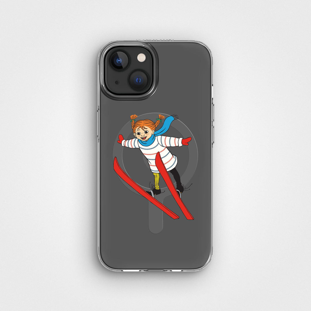 iPhone 13 / 14 Pippi - Ski Jump Circular Clear Phone Case | CLRPRTCT™