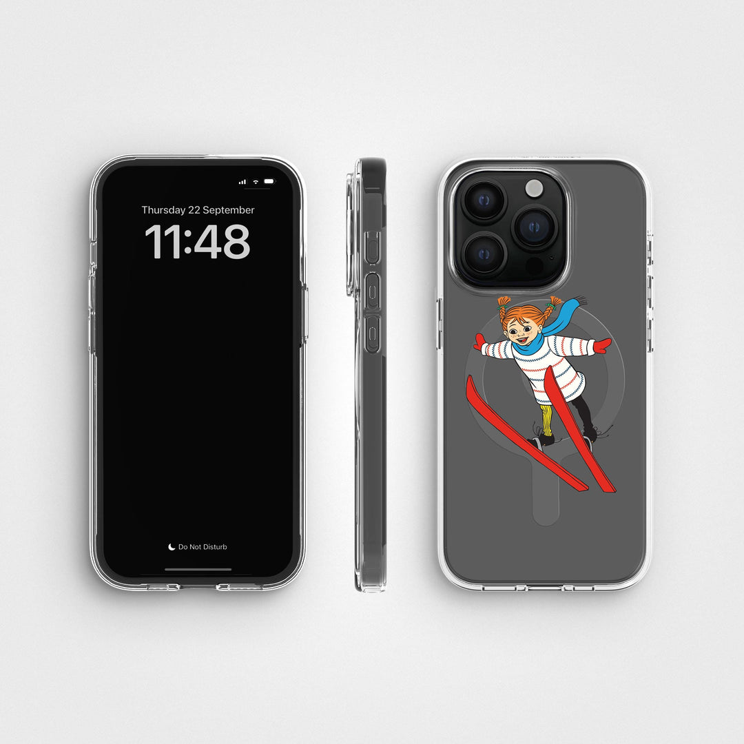 iiPhone 15 Pro Max Pippi - Ski Jump Zirkuläre Handyhülle | CLRPRTCT™