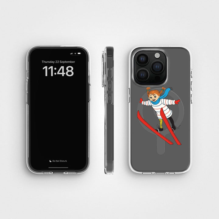 iiPhone 15 Pro Max Pippi - Ski Jump Zirkuläre Handyhülle | CLRPRTCT™
