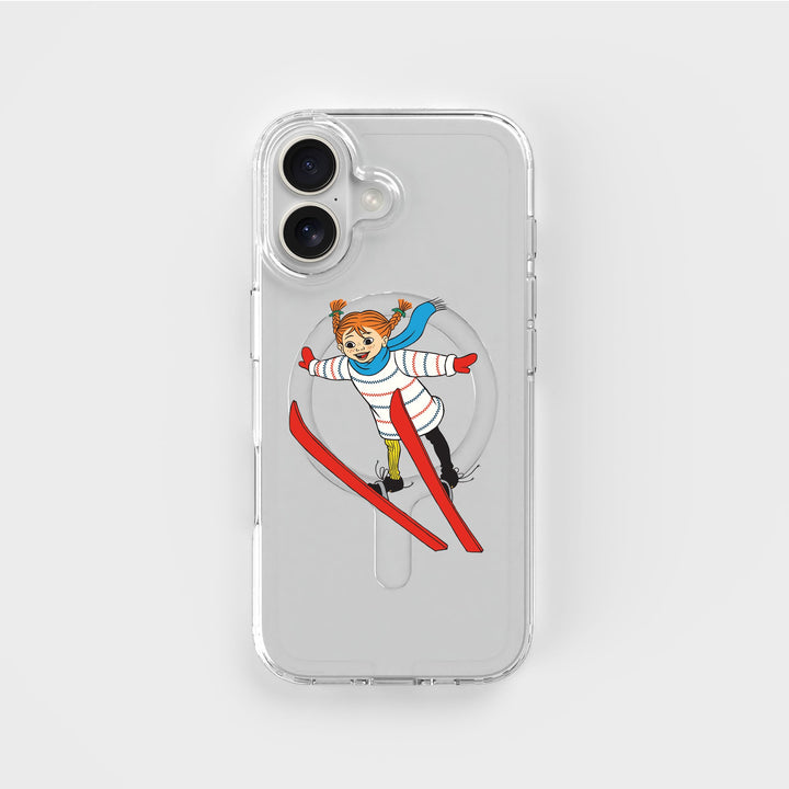 iPhone 17 Pippi - Ski Jump Circular Clear Phone Case | CLRPRTCT™