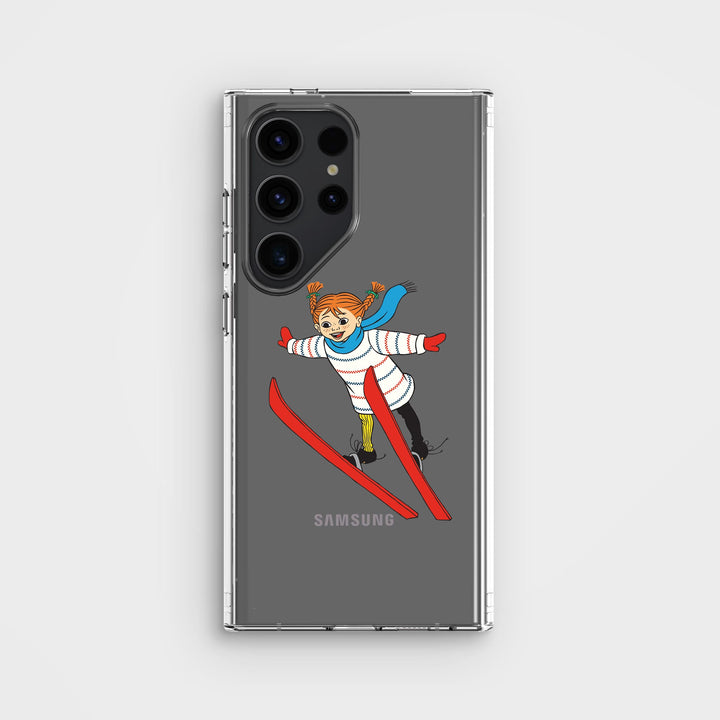 Samsung S24 Ultra Pippi - Ski Jump Zirkuläre Handyhülle | CLRPRTCT™