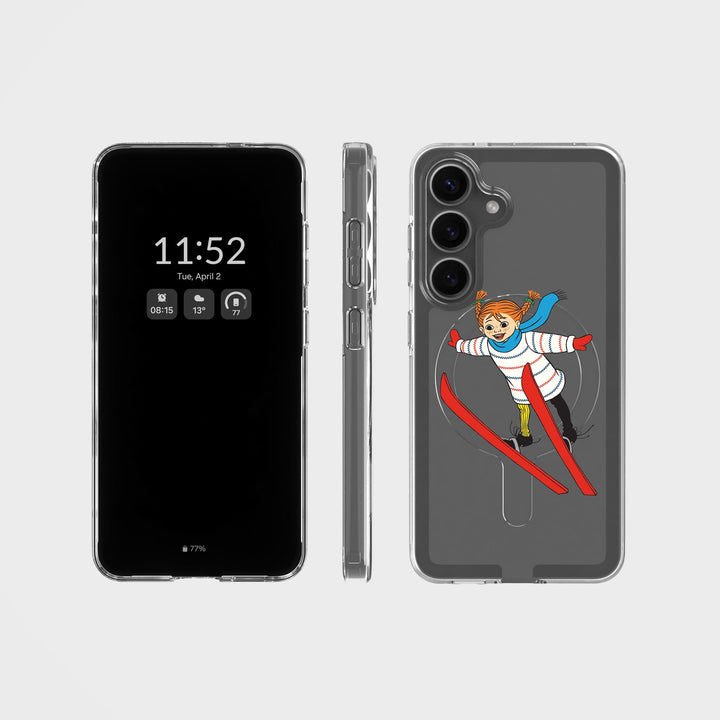 Samsung S25 Pippi - Ski Jump Zirkuläre Handyhülle | CLRPRTCT™