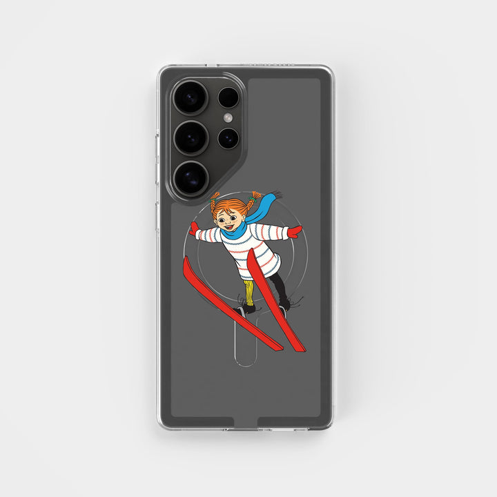 Samsung S25 Ultra Pippi - Ski Jump Zirkuläre Handyhülle | CLRPRTCT™