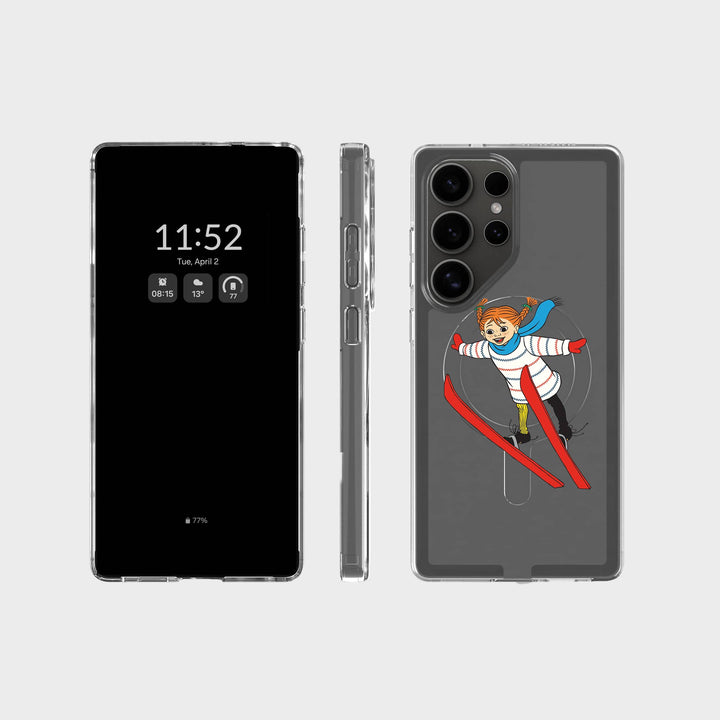 Samsung S25 Ultra Pippi - Ski Jump Zirkuläre Handyhülle | CLRPRTCT™