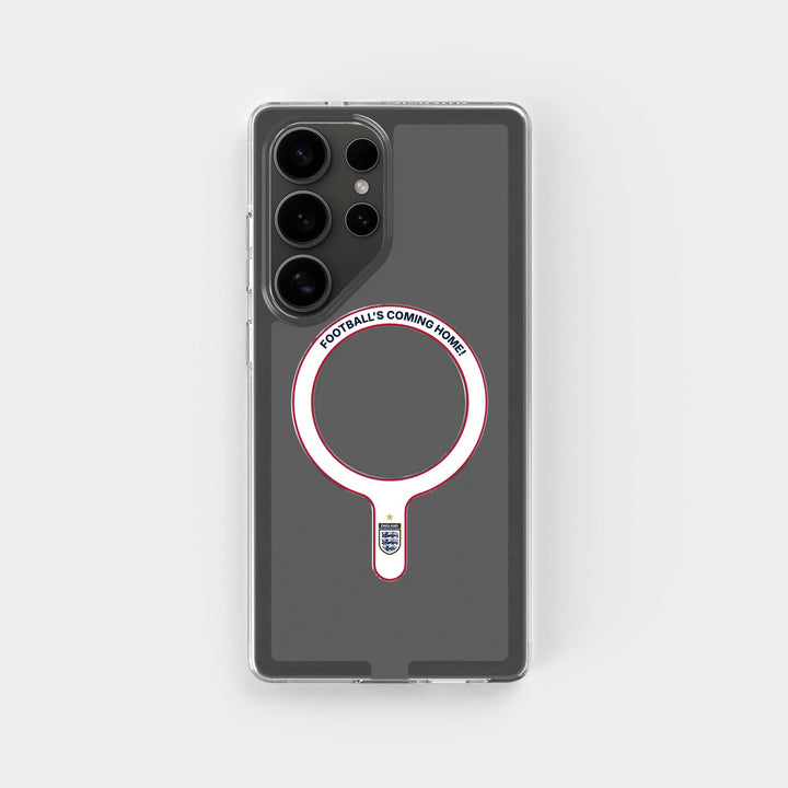 Football's Coming Home - Removable MagSafe Ring & Clear Phone Case Bundle