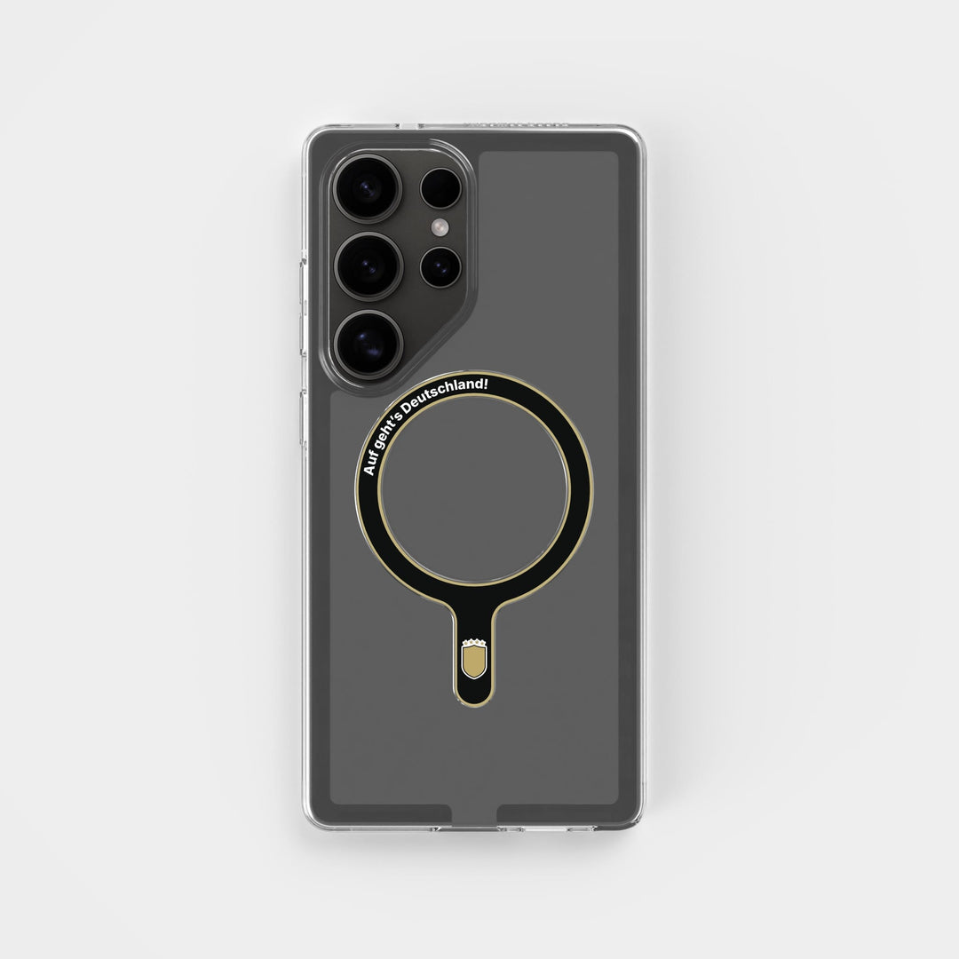 Auf geht's Deutschland - Removable MagSafe Ring & Clear Phone Case Bundle